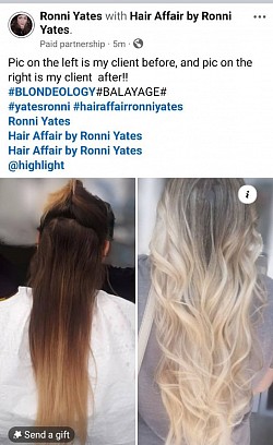 Blonde balayage