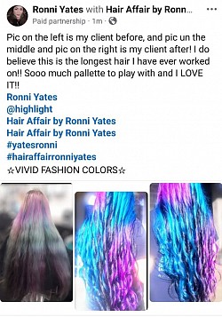 Fashion vivids hair color